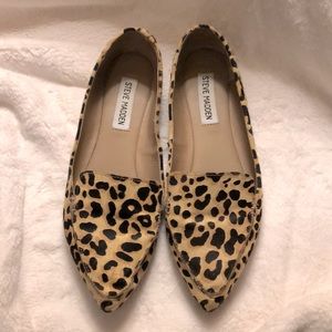 Steve Madden feather loafer leopard EUC size 6.5